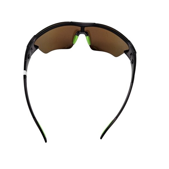 Suncloud Hotline Polarized Sunglasses Matte Smoke/Polar Green Mirror Sports Case - Picture 8 of 9
